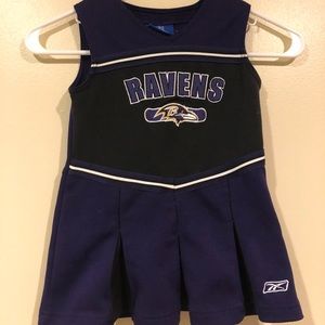 Girls size 4T ravens football sports team dress